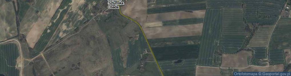 Zdjęcie satelitarne Żuławka Sztumska Osada ul.